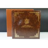 A collection of gold bank notes of Antigua & Barbuda within fitted folder.