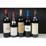 Wine - Five bottles to include Chateau Haut-Marbuzet 1976, Crozes Hermitage - Les Ramieres -