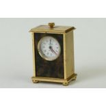 Nepro Rotocontact vintage Swiss miniature alarm clock
