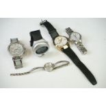 Three watches to include D&G, Michael Kors and Pulsar Solar