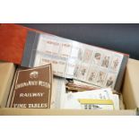 A collection of mixed ephemera to include Railway tickets and timetables together with an album of