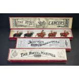 Three boxed Britains metal figure sets to include No. 35 Types of the British Navy - The Royal