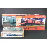 Three boxed Hornby OO gauge electric train sets to include 2 x R1024 Queen of Scots (1 x set