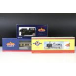 Two boxed OO gauge locomotives to include Oxford OR76DG001 2309 Deans Goods GWR Lined and Bachmann