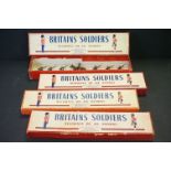 Four boxed Britains ' Regiments Of All Nations ' metal figure sets to include No. 1898 British