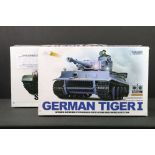 Two boxed Heng Long SOS Series R/C battle tanks, 1/16 scale, to include German Tiger I, no. 3818-