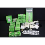 Subbuteo - 11 Boxed Subbuteo accessories and sets to include 2 x C134 Ball Boys, Corner Kickers,