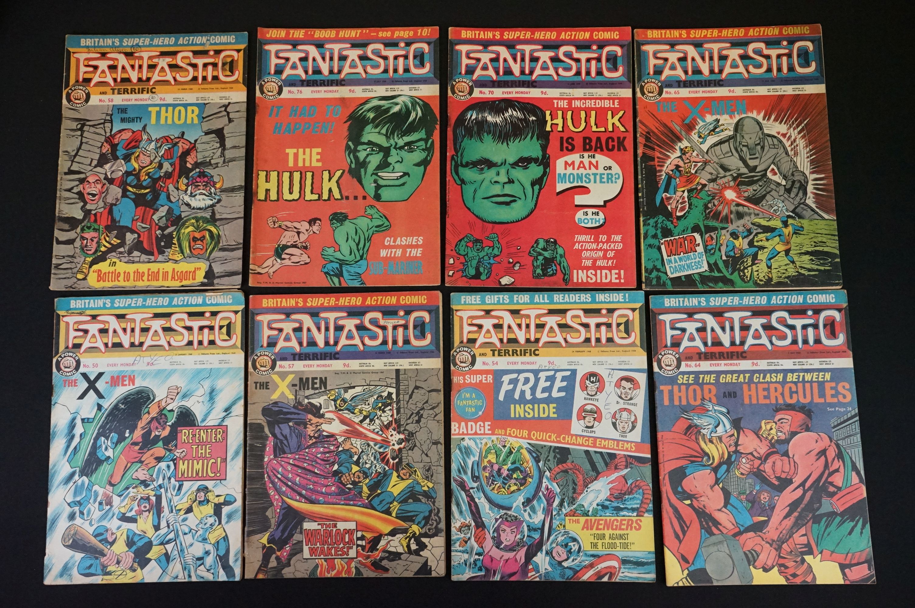 Comics - 27 A Power Comics Fantastic and Terrific comics featuring Thor, Avengers, X Men etc, some - Image 4 of 7
