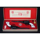 Boxed BCM Outlaw Guns The Apache Calibre .44 set, complete, with play wear