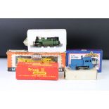 Five OO / HO guage locomotives to include boxed Bachmann 31050 LNER 0-6-0T J72 Class, boxed Triang