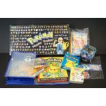 Pokémon Trading Cards - Boxed MB Pokemon Master Trainer board game along with Pokemon collectibles