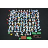 Smurfs - 81 Smurf figures to include early to contemporary Schleich & Peyo examples, some