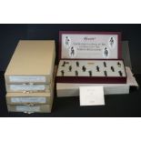 Five boxed ltd edn Britains metal figure sets to include The Regimental Band of the 1st Battalion