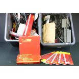 Large quantity of OO gauge track featuring carded/packeted & unused Hornby examples, various