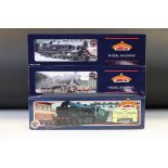 Three boxed OO gauge Bachmann locomotives to include 31405 Lord Nelson 30852 Sir Walter Raleigh BR