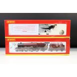 Two boxed Hornby OO gauge locomotives to include R2225 LMS 4-6-2 Princess Class Arthur of