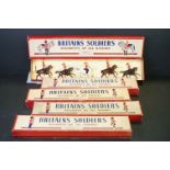 Five boxed Britains ' Regiments Of All Nations ' metal figure sets to include No. 2073 Royal Air