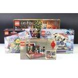 Lego - Four boxed Film related sets to include Harry Potter Wizarding World 76404 Advent Calendar,