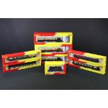 Eight boxed Hornby OO gauge Railroad items ot include R3362 0-6-0 WDII (weathered), 2 x R4526