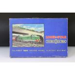 Boxed Lone Star Treble OOO gauge train set complete with locomotive, 2 x rolling stock and track,