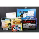 Radio Control - Six boxed R/C radio control helicopters & drones to include BuzzFlyer SE 2.4 GHZ (
