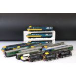 17 OO gauge locomotives & railcars to include 9 x Hornby InterCity examples