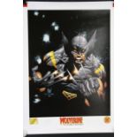 Comics - Three Dynamic Force ltd edn signed posters featuring Spider-Man, Wolverine Vs The