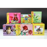 Lego - Nine boxed sets to include 40463 Easter Bunny, 40497 Halloween Owl, 6387808, 40462