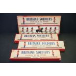 Four boxed Britains ' Regiments Of All Nations ' metal figure sets to include No. 36 The Royal
