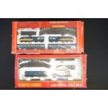 Two boxed Hornby OO gauge electric train sets to include R785 BR Freight and R541 Inter City 125,