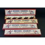 Four boxed Britains ' Regiments Of All Nations ' metal figure sets to include 2 - The Royal Horse