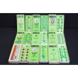Subbuteo - Nine Boxed HW teams to include 2 x West Ham, Norwich, Bristol Rovers, Coventry City,