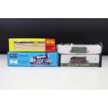 Four boxed / cased N gauge locmotives to include Peco Jubilee NL21, Graham Farish 1706 LMS 16389 0-