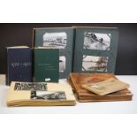 Two early to mid 20th century scrap books with clippings and photographs from the 1920's through
