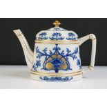 Early 20th century James MacIntyre Aurelian Teapot, probably designed by William Moorcroft,