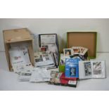 A large collection of stamps, first day covers and coin covers mainly relating to the Royal Family.