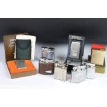 A small collection of vintage pocket lighters to include Zippo & Ronson examples.