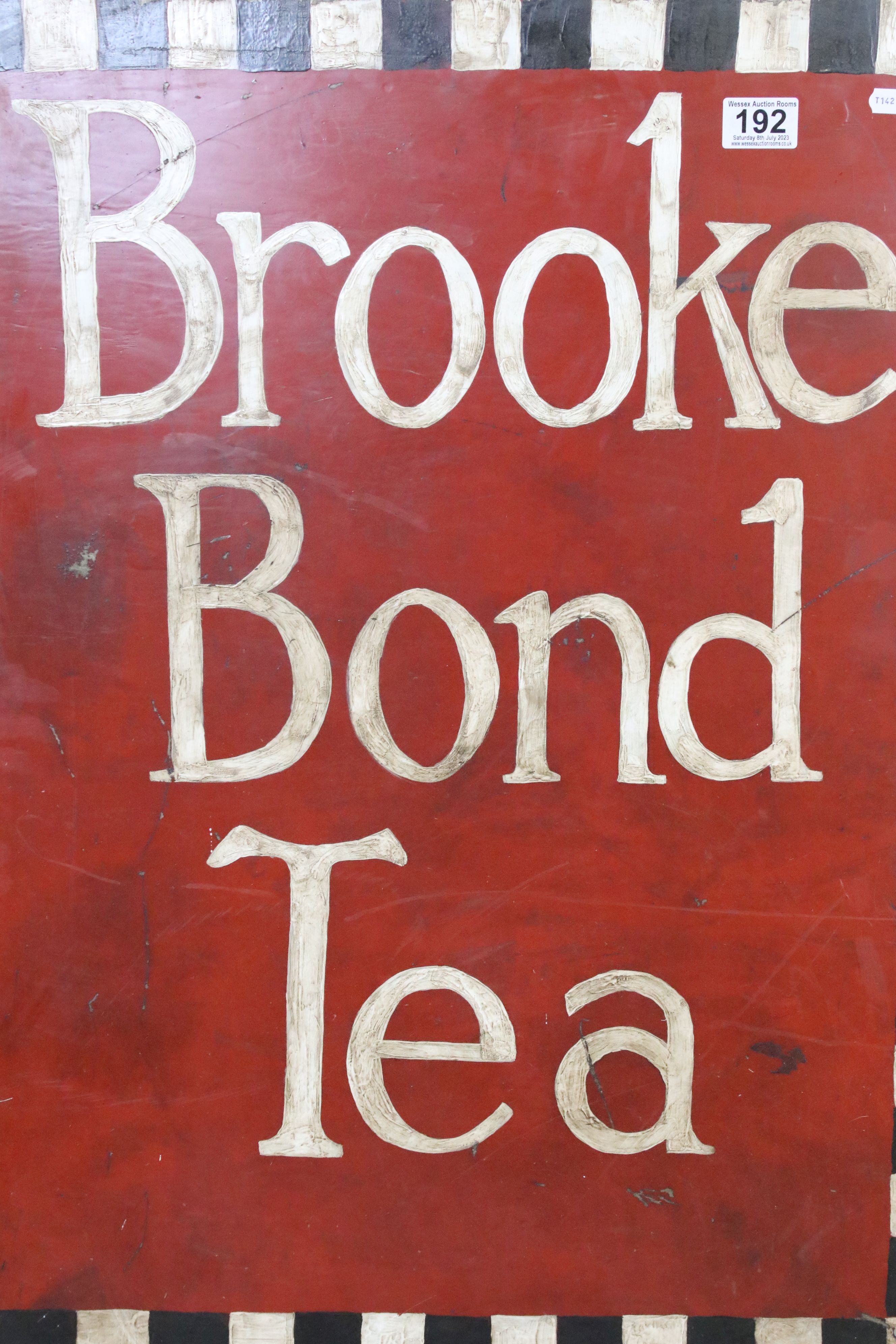 Advertising - 'Brooke Bond Tea' enamel sign, approx 75cm x 57cm - Image 2 of 5