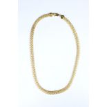 Italian silver gilt ladies necklace.