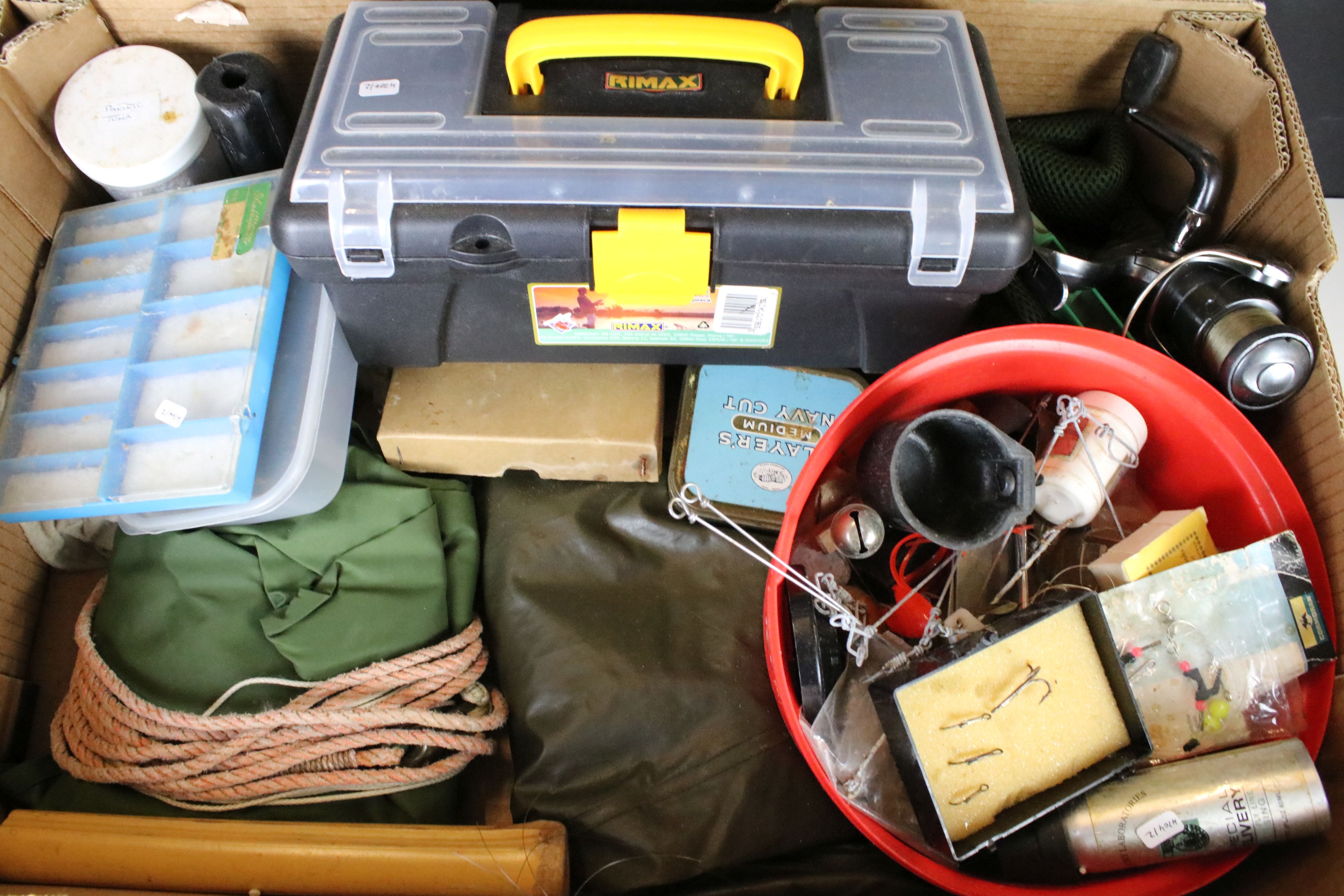Large quantity of fishing items to include reels, weights, floats, waterproofs and many other - Image 5 of 6