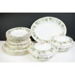 Wedgwood 'Santa Clara' dinnerware (pattern no. W4114), to include 6 dinner plates, 6 lunch plates, 6