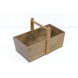 A good oak gardeners trug.