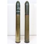 Munitions - Two inert 120mm L2 HESH rounds, to include a round for the recoilless Battalion Anti-
