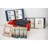 A collection of Royal Family related stamps and First Day Covers all within associated binder