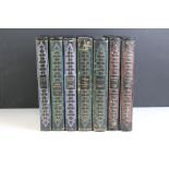 Books - Seven Folio Society 1950/60's hardback books in slip cases, to include Charlotte Bronte (