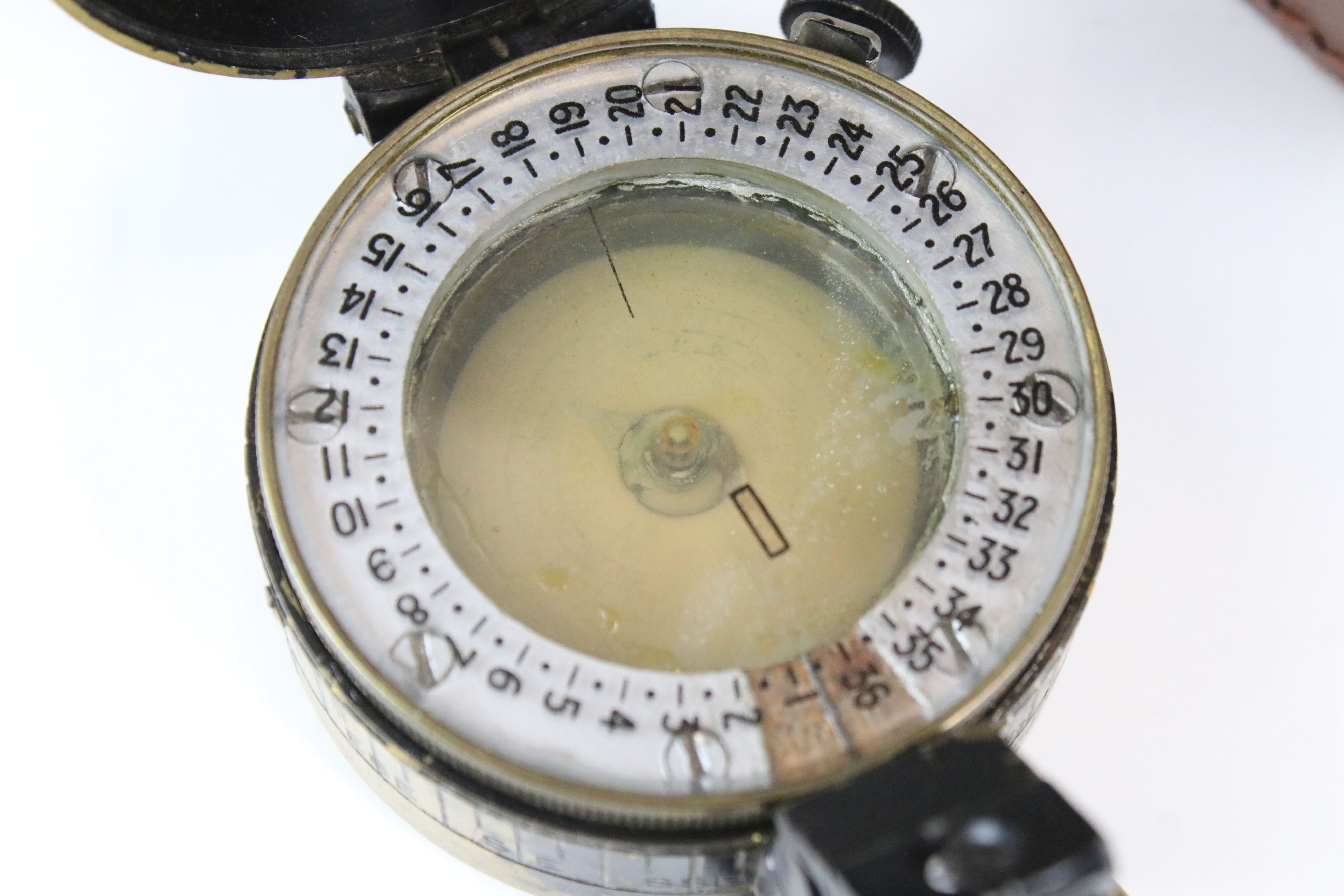 WW2 Brass compass - Image 2 of 4