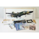 Collection of late 20th Century pilot press plane related posters, artists to include Iain Wyllie,