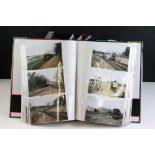 Collection of railway related books and photos including GWR.