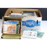 Postcards - A collection of books of postcards & boxed sets of postcards, a wide variety of subjects
