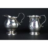 Tessiers Ltd silver sparrow beak cream jug of baluster form, London 1959 (approx 7.5cm high); plus a